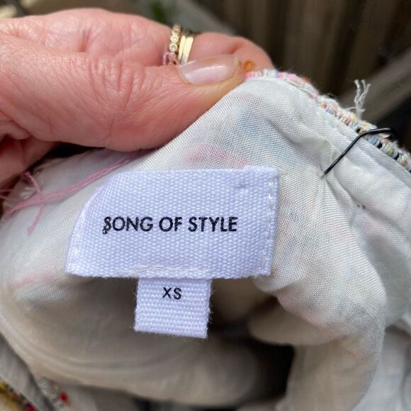 Song of Style Tweed Trina Mini Dress Size XS - Picture 11 of 12